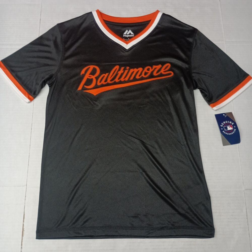 Baltimore Orioles Black Men’s MLB Jersey Size S Small Majestic